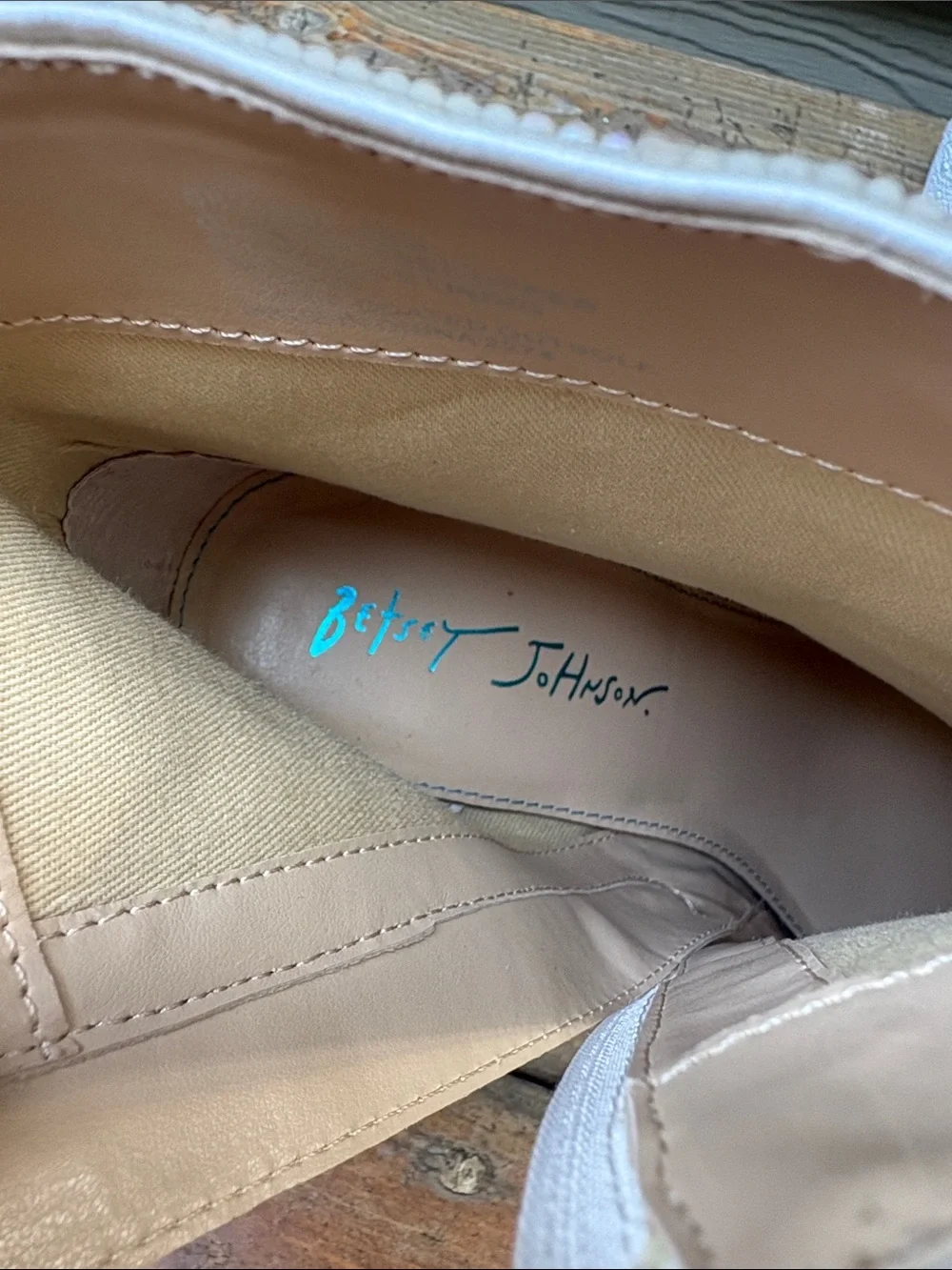 Betsey Johnson Cady Dress Ankle Boots Pearl Rhinestone Embellished 10 Lulus $159